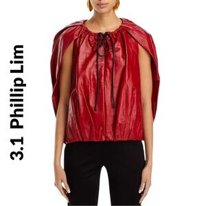 3•1 PHILLIP LIM Leather Cocoon Zip Vest
S242-20194-PLL-RE600
 $1,395.00
